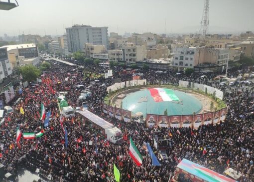 وداع مردم تهران با قهرمانان مقاومت؛ بدرقه سرداران و دانشمندان شهید