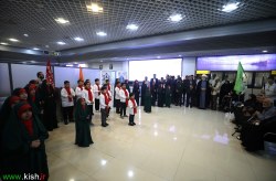 تکریم خانواده‌های شهدای جنگ تحمیلی ۱۲ روزه فراجا در جزیره کیش