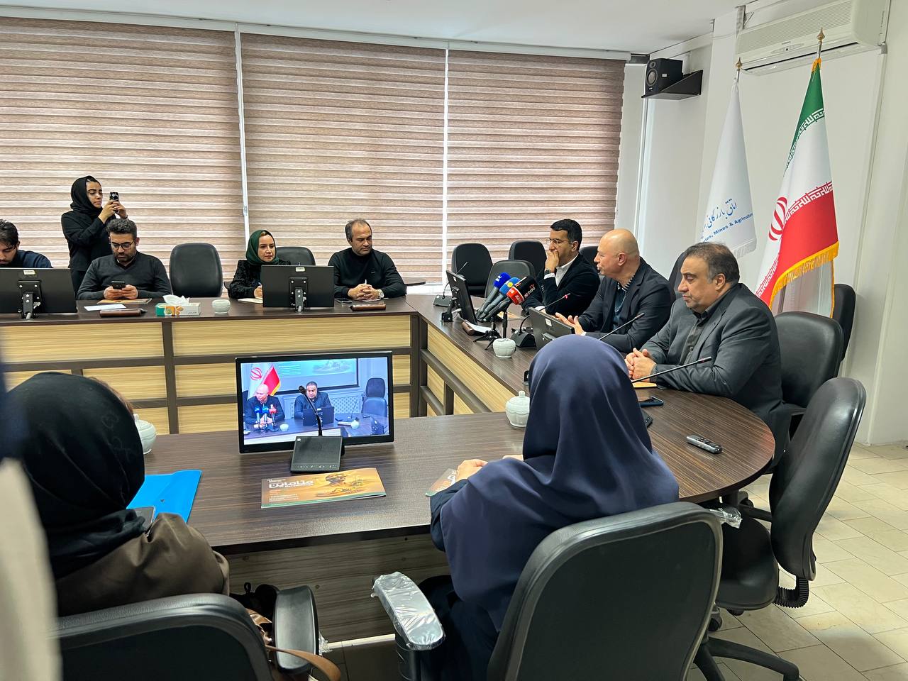 گزارش تصویری از نشست خبری نمایشگاه صنعت و معدن، صنایع وابسته (متاماین) در جزیره کیش