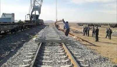 پیشرفت ۲۰ درصدی ساخت راه‌آهن سرخس - چابهار